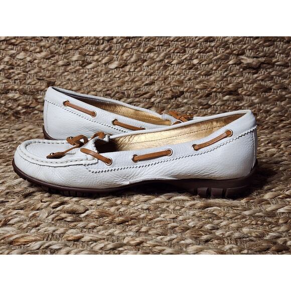 MARC JOSEPH NEW YORK Cypress Hill Womens 6.5 Leather White Golf Shoes MSRP $165 - Picture 7 of 13
